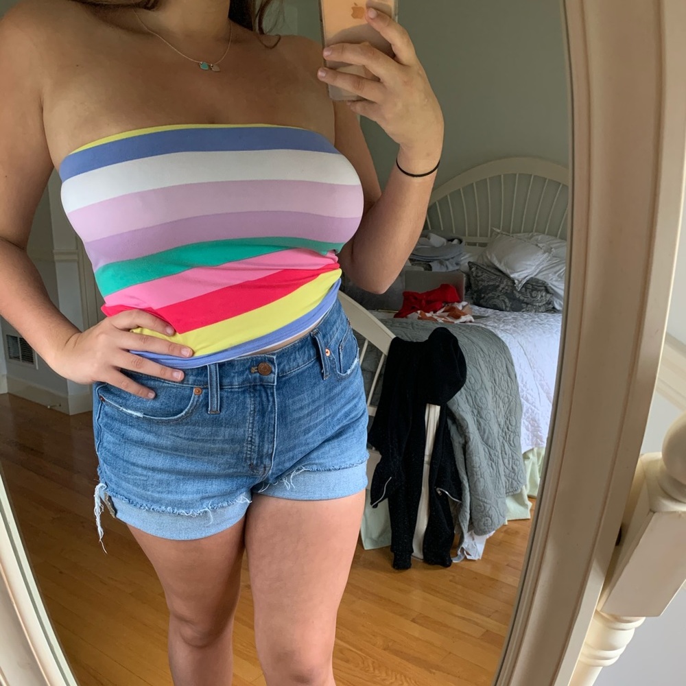 RAINBOW TUBE TOP
